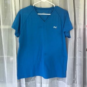 Cerulean Blue Under Armour Tee